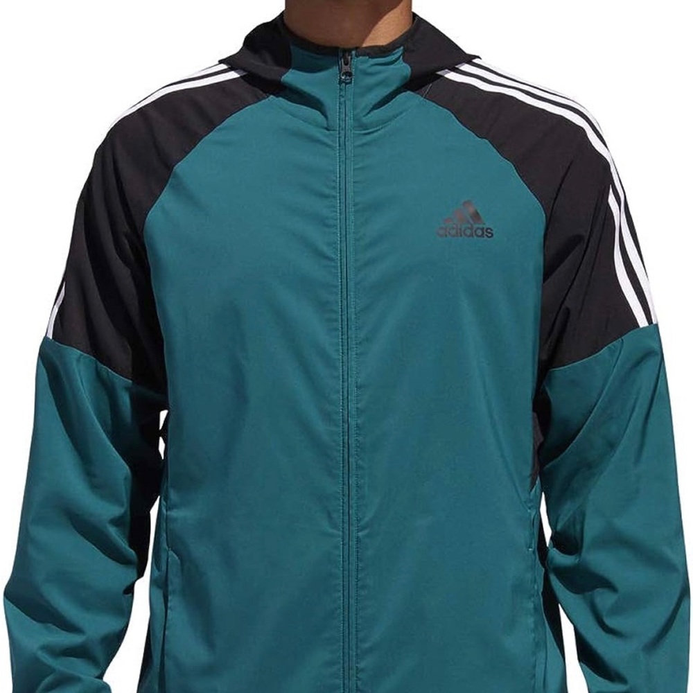 Adidas Men’s Sport Id 3-Stripe Windbreaker